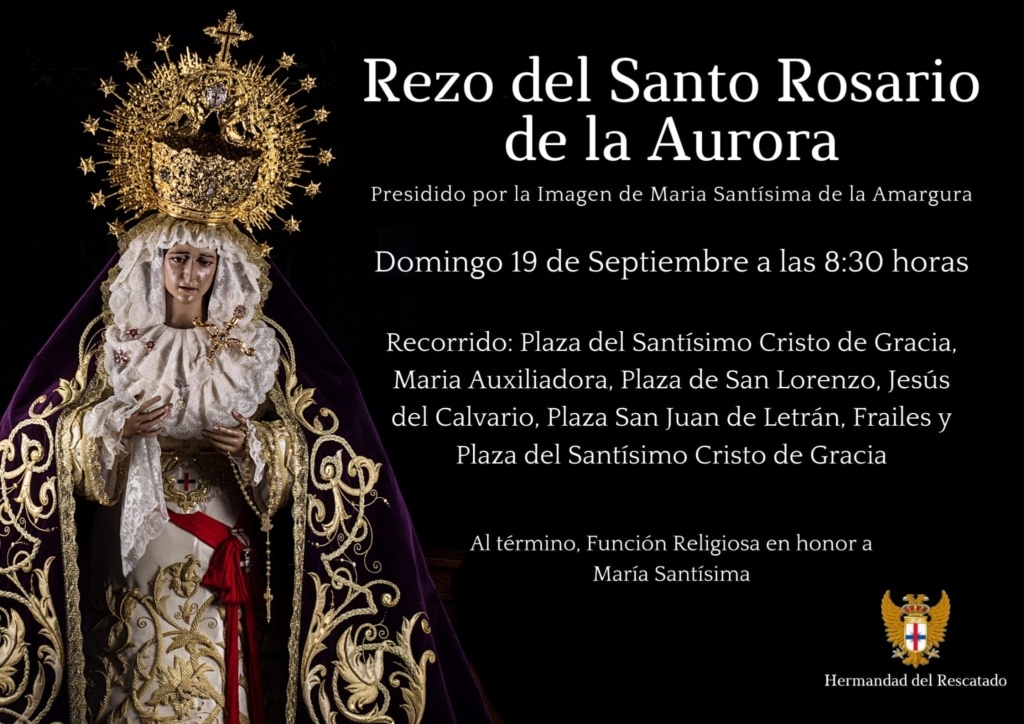 Rezo Santo Rosario de la Aurora - Hermandad del Rescatado - Web Oficial