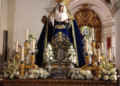 Función principal y el rezo del santo rosario de la aurora
